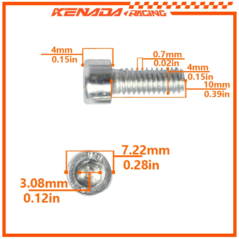 M4x10 Socket Screw ISC IACV Manual Idle Adjuster Mounting For CBR150R CB250R Sonic 150R Supra GTR150 PCX150 ADV150 Engine Part