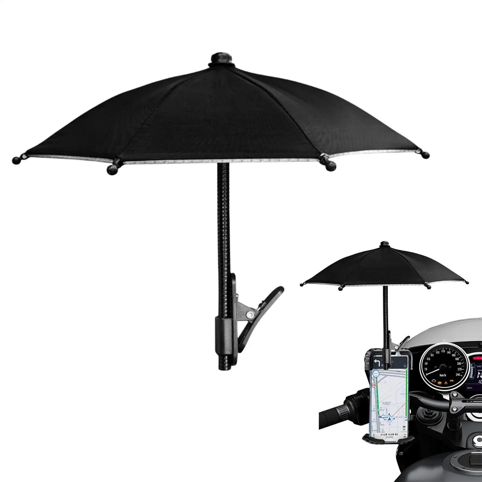 

Clip-on Mobile phone sunshade Cell Phone Anti-glare sunshade Umbrella Anti-Glare Adjustable Sunlight Cover Telephone Umbrella