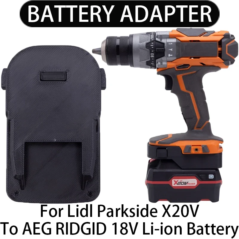 

Адаптер для аккумулятора AEG RIDGID 18 в, инструмент li-ion, преобразователь в Lidl Parkside X20V, адаптер/конвертер литий-ионной батареи