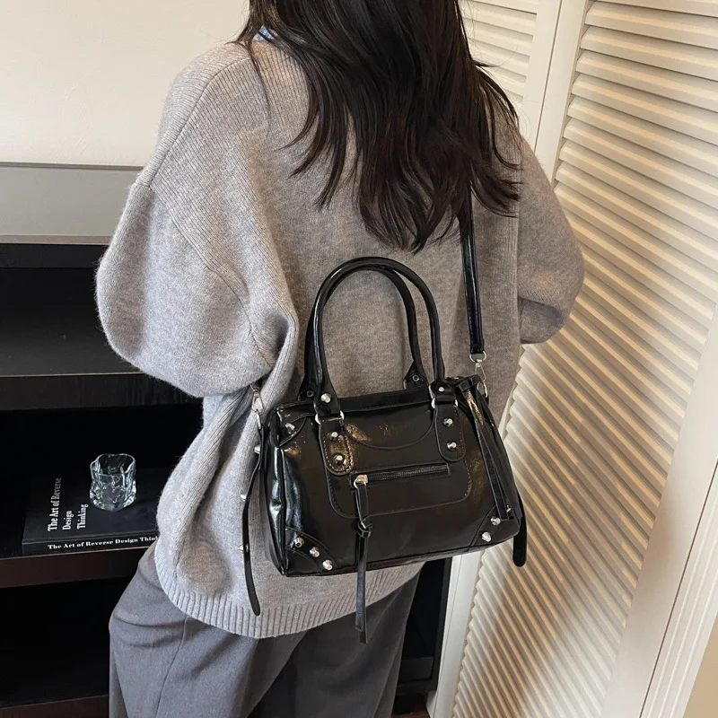 Herbst-Winter Neuankömmling Damen-Kissen-Umhängetasche Einzigartiges Personalisiertes Design Minimalistisch Strukturierte Lässige Einzel-Schultertasche – Detail 13