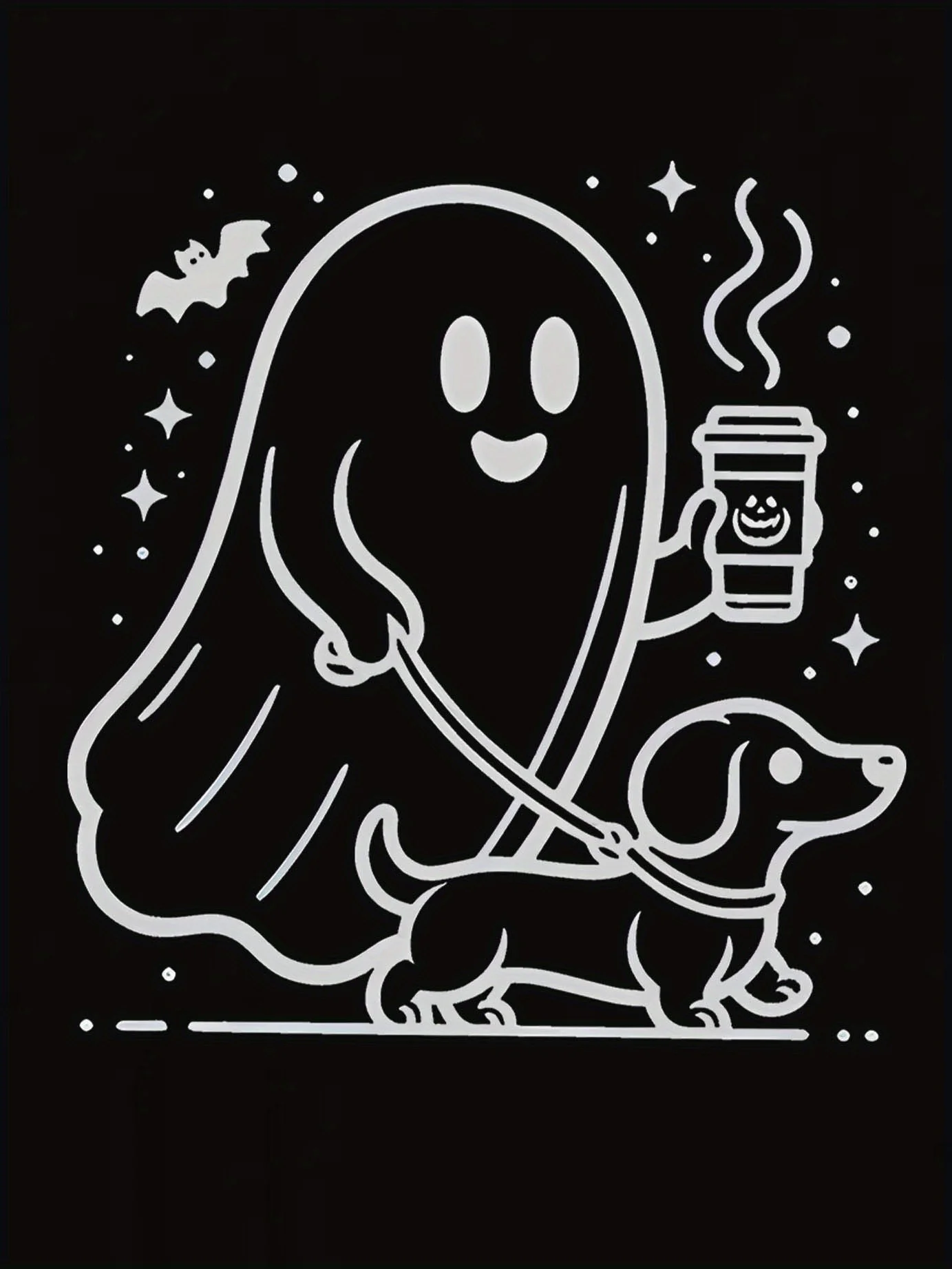 تي شيرت نسائي برسومات المرح والكلاب - تي شيرت كاجوال بأكمام قصيرة ورقبة دائرية، مزيج بوليستر مسامي، قابل للغسل في الغسالة