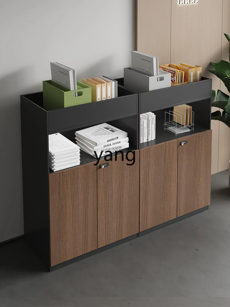 

lmm Furniture Office File Cabinets Data Lockers Floor-to-ceiling strips with edge lockers