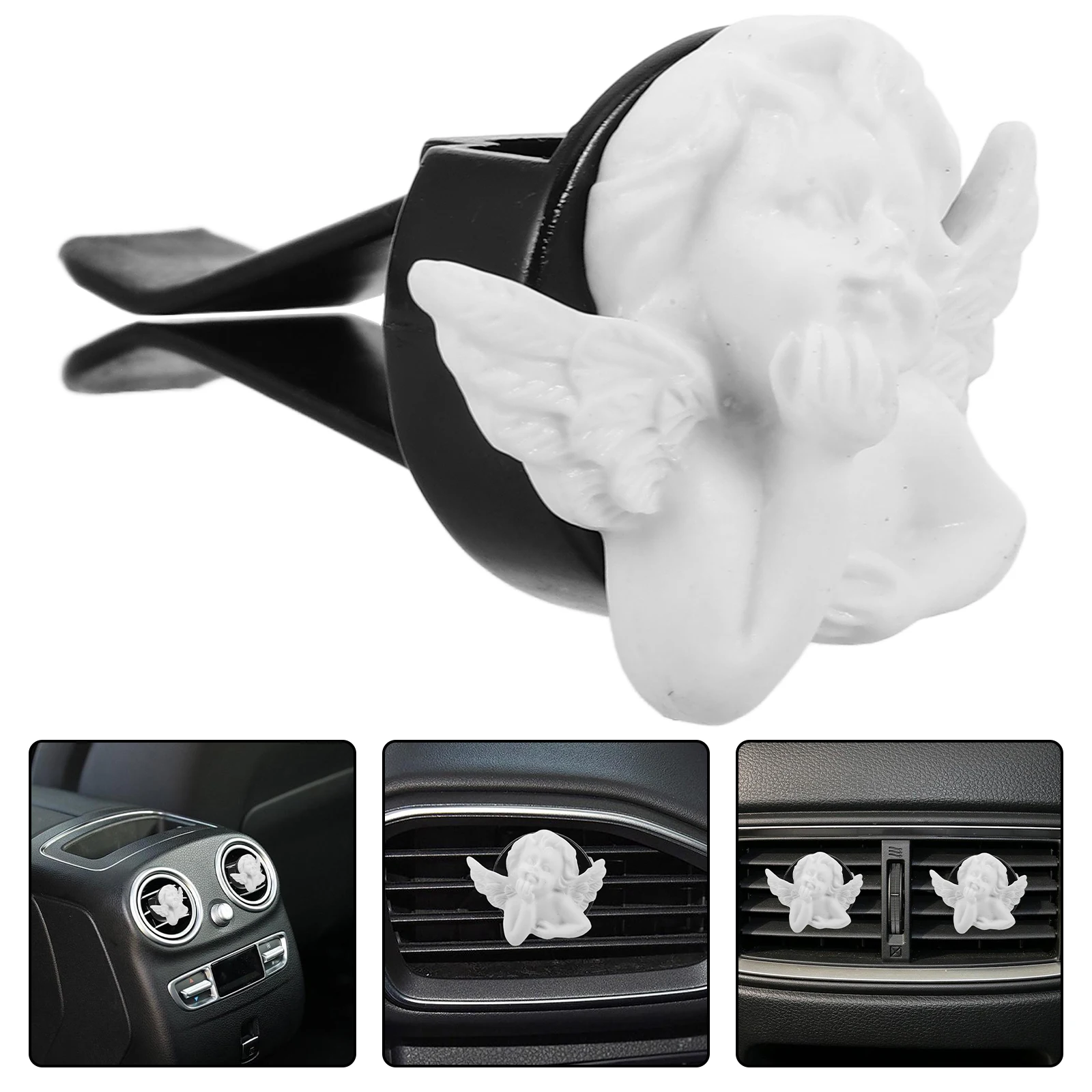 

Creative Angel Resin Car Air Vent Clip Air Freshener Diffuser Cute Car Fragrance Vent Clip Scent Diffuser for Cars