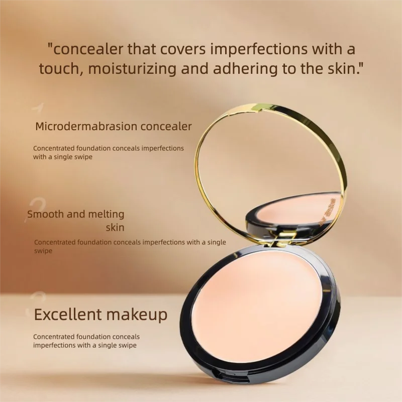 Little Golden Shield Ultra-Color Makeup Skin-Nourishing Concealer Foundation Cream, Moisturizing, Long-Lasting, Brightening,