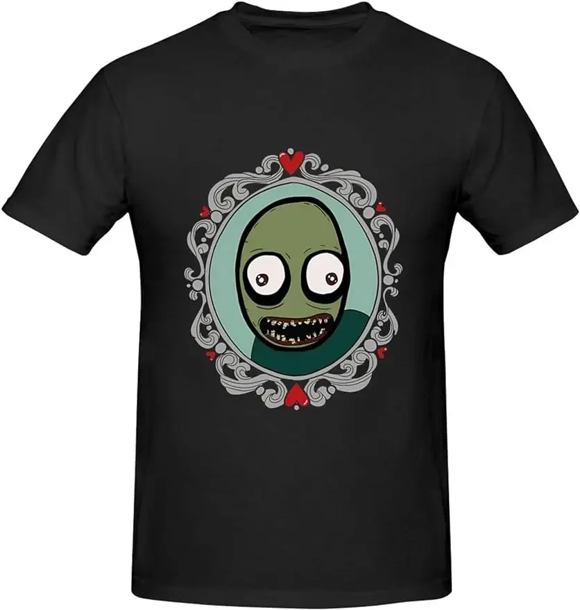 

Salad Fingers Men's T-Shirt Basic Short Sleeve Tee Fashion Classic Anime Memory Casual Top