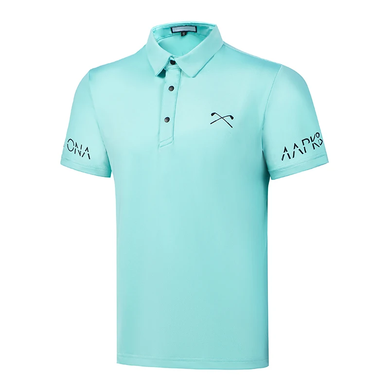 Golf Men's Polo Shirt Summer New Product Outdoor Quick drying Sports Shirt Breathable and Versatile Men's Short sleeved T-shirt