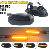 1 Pair Dynamic LED Side Marker Lights For Mitsubishi L200 K60/Triton/Colt 1995-2005 Side Repeater Turn Signal Blinker Lamp