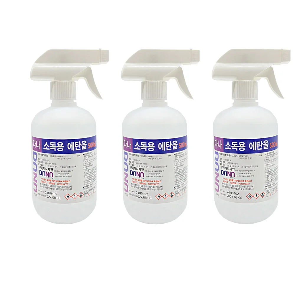 Joe ndana-espray para desinfección, 83%, 500ml x 3