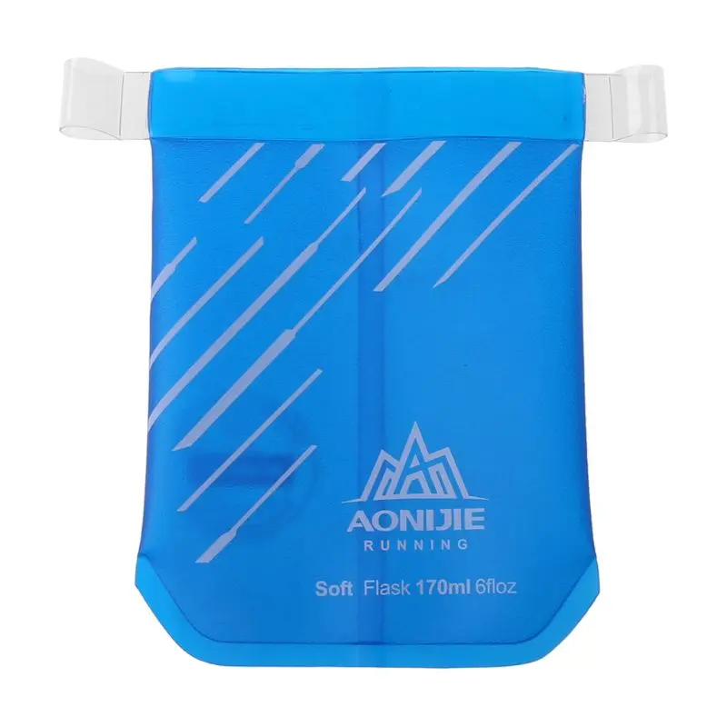 Outdoor Sports Bevel Water Bottle Soft Flask Hydration Kettle BPA Free Collapsible Folding Kettle Water Bottle Bags