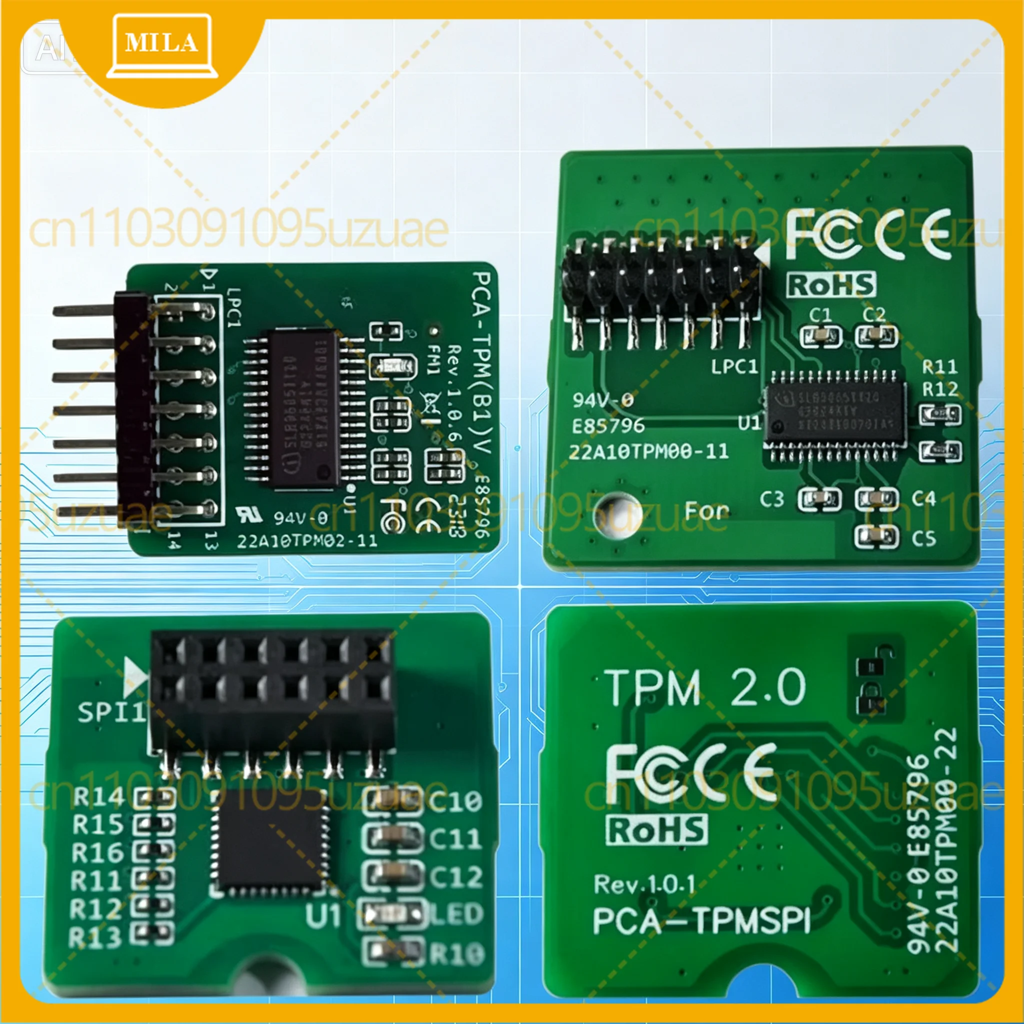 TPM2.0 Security Module PCA-TPM SPI Trusted Platform For Advantech