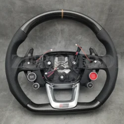 Carbon Fiber Steering Wheel For Audi S6 S7 A7 A6L RS6 RS7 RSQ8 SQ5 RS E-tron 2018-2021