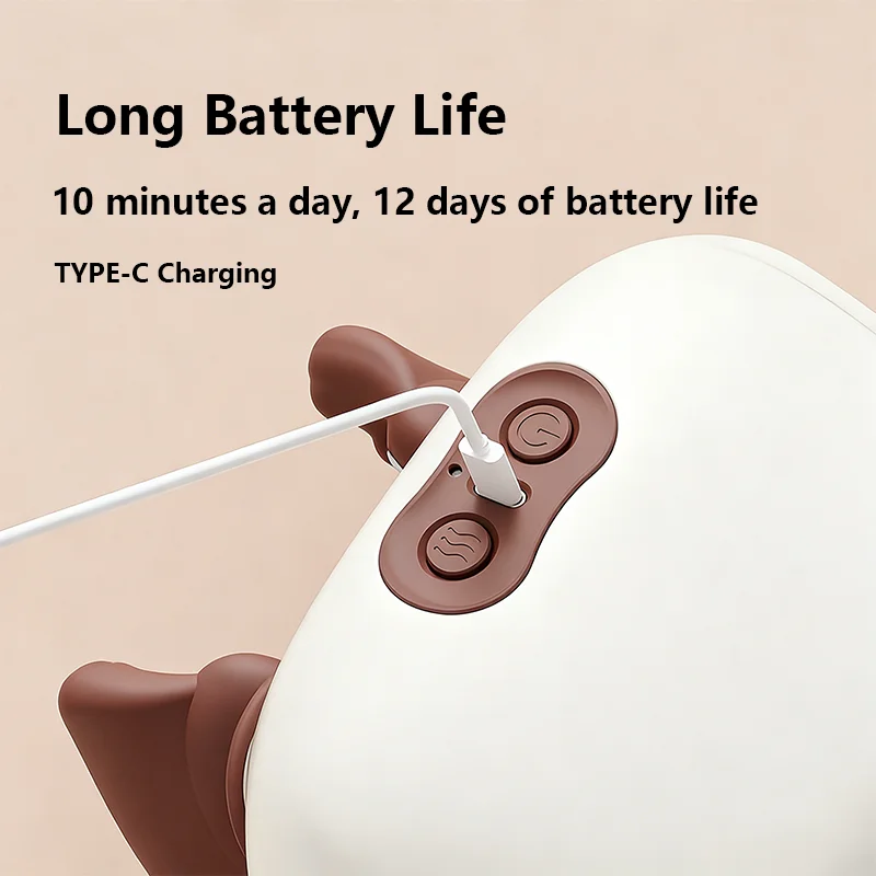 جهاز تدليك للرقبة والكتف والظهر بالضغط الإبري - جهاز تدليك الأنسجة العميق اللاسلكي يشبه الإنسان مع ضغط ساخن للتعب