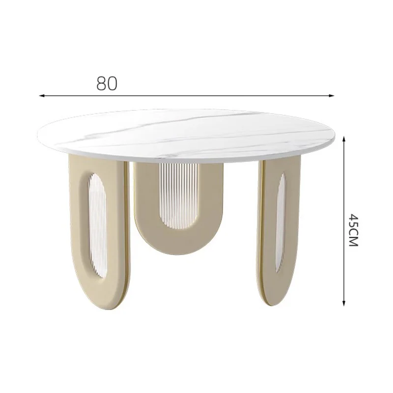 Nordic Style Glam Coffee Table Modern Luxury Trendy Aesthetic Coffee Table Minimalist Elegant Table Basse Pour Salon Furniture