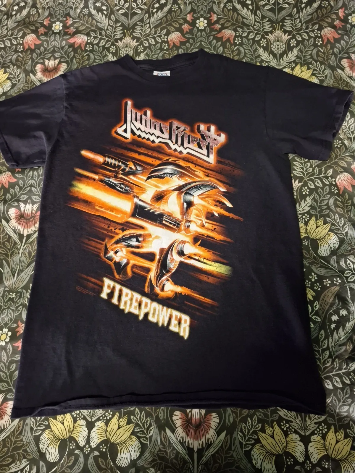 

Футболка Judas Priest Firepower, маленькая черная футболка Heavy Metal Tour Band, хлопковые мужские подарки, топы, футболка с принтом, кавайная одежда, рубашка