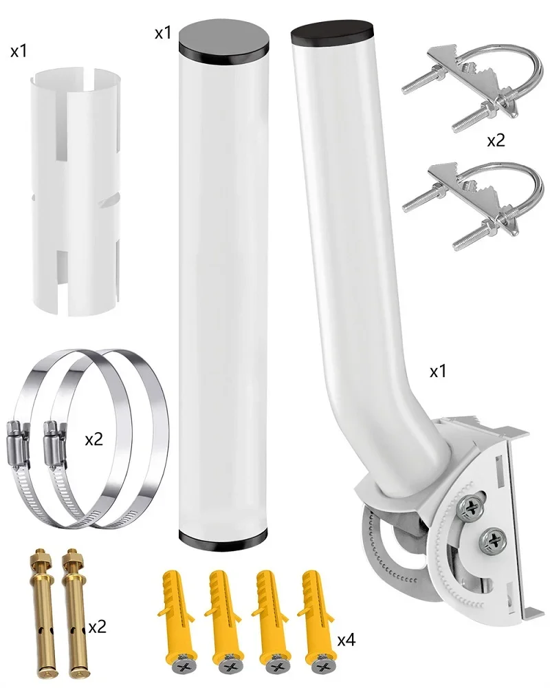 Antenna Bracket, Suitable For Star Chain, Outdoor Access Point AP CPE, TV Antenna, WiFi Extender, Wall Mounted J Installation