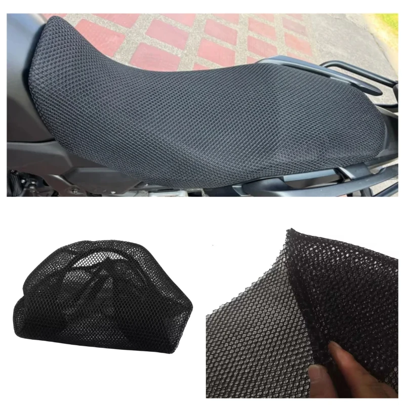 For Honda NX500 NX400 NX 500 400 Motorcycle Accessories Mesh Breathable Seat Cushion Cover Heat Insulation Seat Cover Protecting