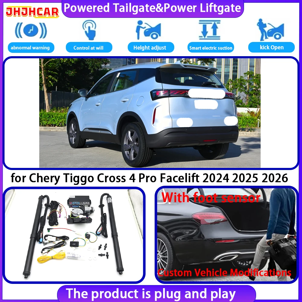 for Chery Tiggo Cross 4 Pro Facelift 2024 2025 2026 OEM Smart Automatic Electric Powered Tailgate Power Liftgate Tailgate System