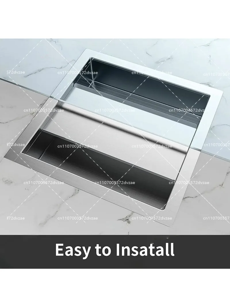Durable Stainless Steel Insert - type Transaction Tray Cash Register Receipt Slot for Retail Stores