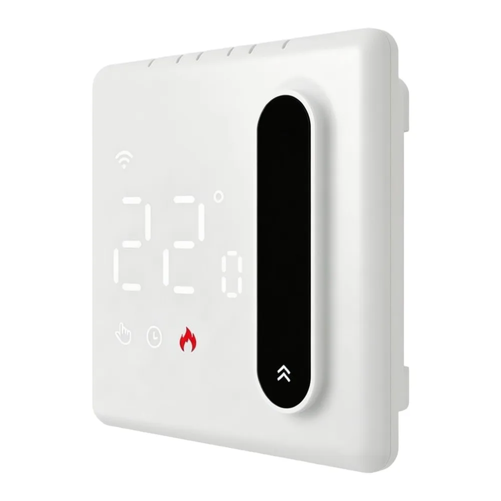 For Tuya WiFi Thermostat Designed for Heating Film and Gas Boiler Systems with Weekly Programming and Touch Button Operation