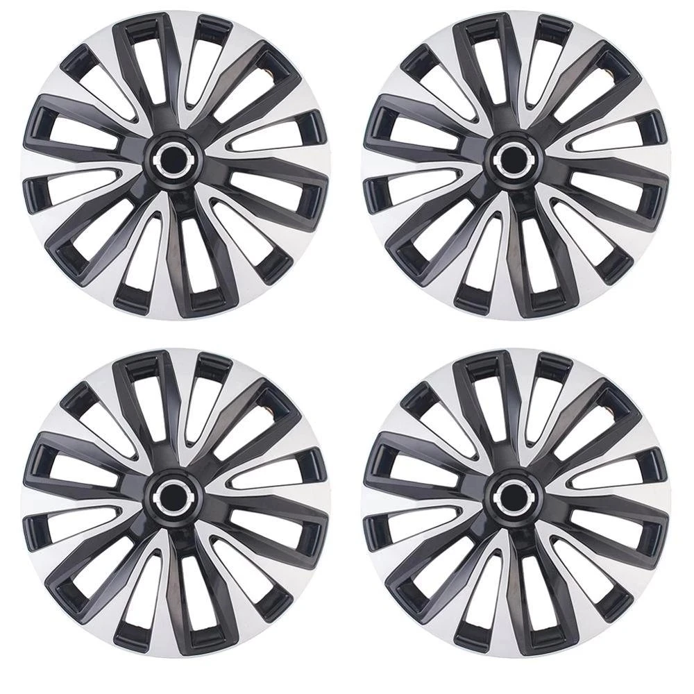 4pcs/set 14 Inch Car Wheel Hub Caps Universal Car Wheel Hub Cover Decorative Auto Replacement Fit R14 Tyre