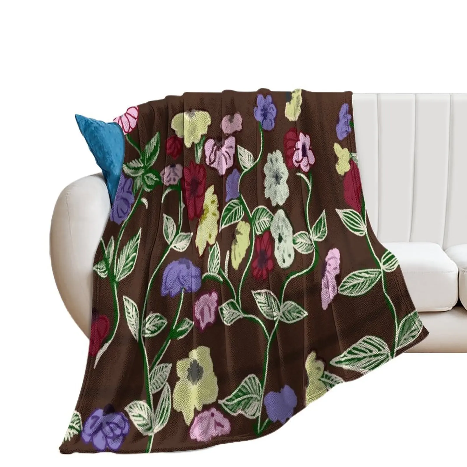 

Taylor's Floral Piano Throw Blanket Beautifuls For Baby blankets ands Plush Blankets