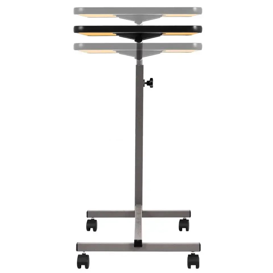 2026 Multi-purpose Home Office Mobile Side Desk Over Bed Adjustable Height Tilt Table For Patient Dining