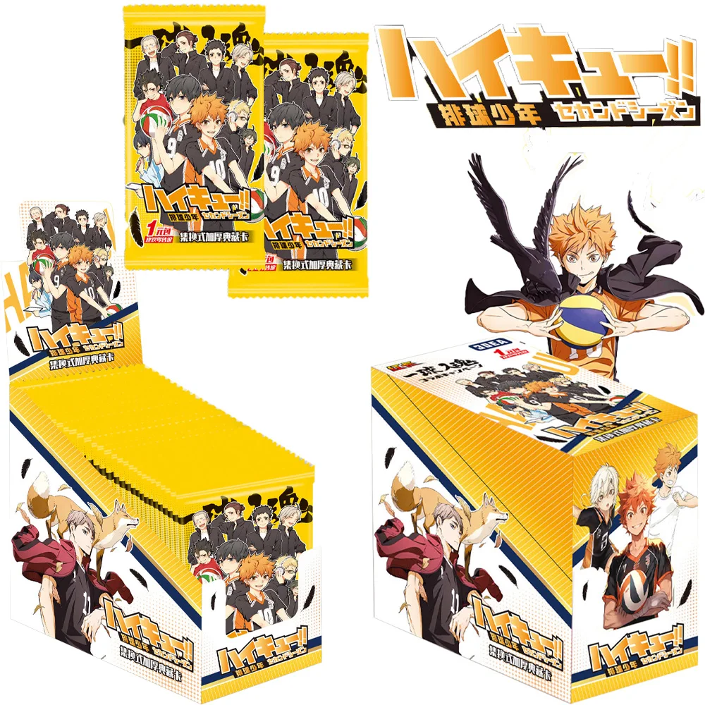 Wholesale Haikyuu Card The Junkyard Showdown Is Coming Hotly with A Passionate Opening Classic Collectible Card Toys and Gifts