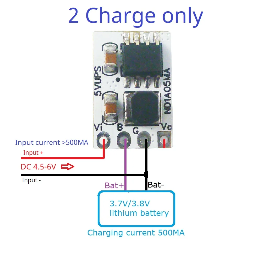 UPS Module 5V 1A 3.7V 4.2V Li-Ion Battery Charge Discharge Board for Arduino UNO MEGA2560 ESP32 Uninterrupted Power Supply