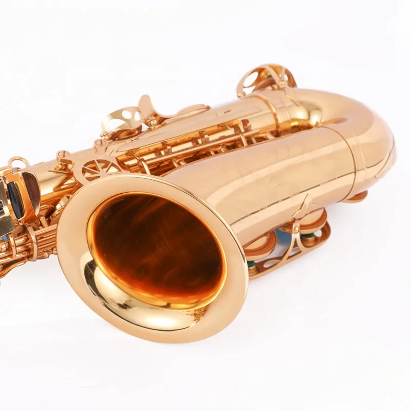 Starway Carving Eb Key Brass Alto Saxophone Music Instrument For Student And Professional Performer