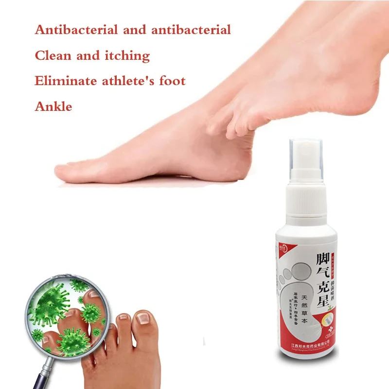 20ml Chinese Herbal Medicine Foot Spray Deodorant Odor Remover Athletes Anti-Fall Anti-Bacteria Fungus Feet Care Supplies Drops