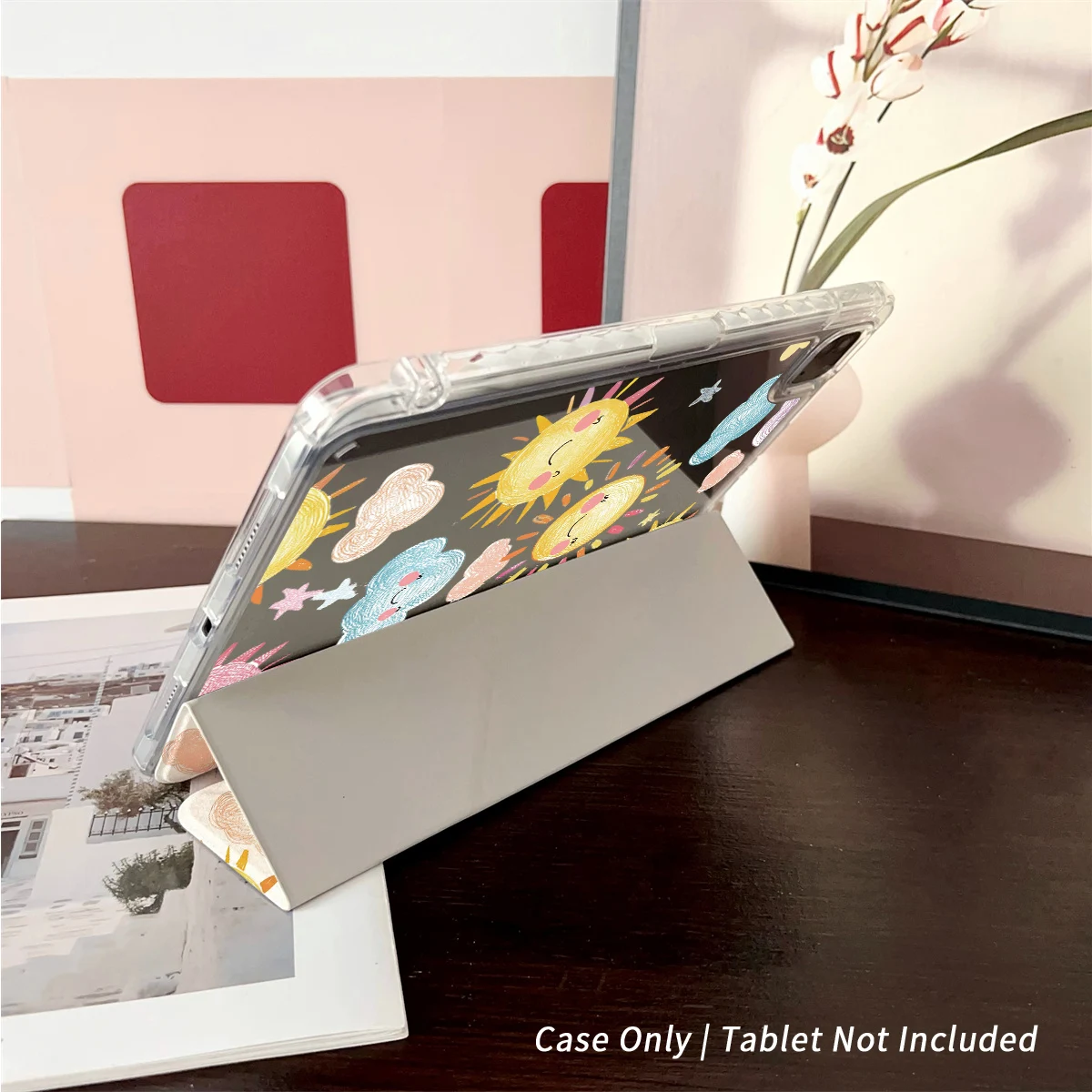 Slim Fit Premium TPU Tablet Cover, Shockproof Durable Lightweight Protective Case for iPad Samsung Huawei Honor Redmi Xiaomi