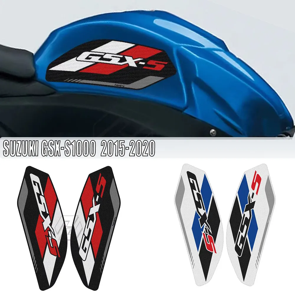 

For SUZUKI GSX-S1000 GSX-S 1000 1000F GT 2015-2020 Motorcycle Side Tank Pad Protection Knee Grip Anti-slip sticker