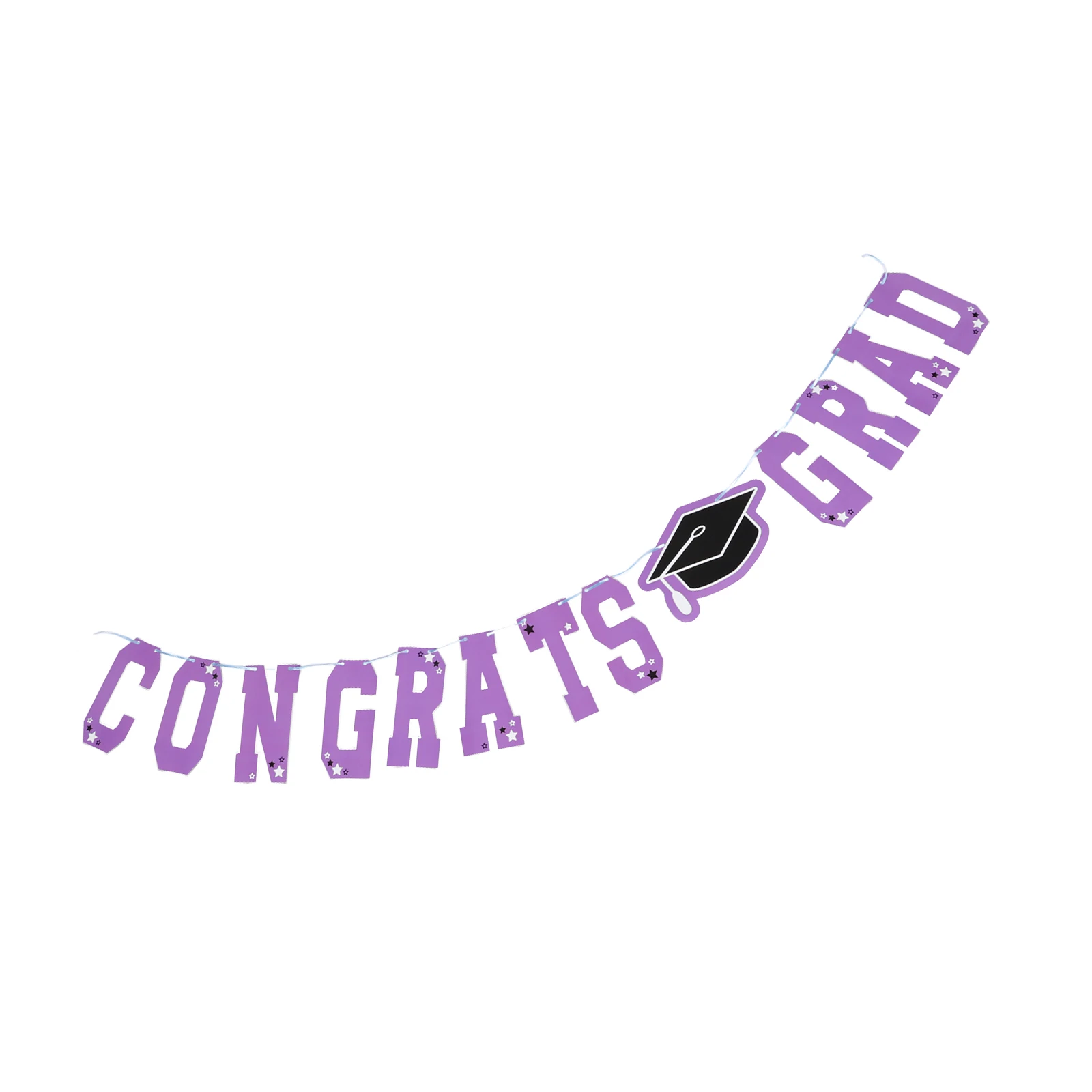 

Background Graduation Party Banner Rustic Decor Blue Backdrop Vintage Paper Hanging Decorations