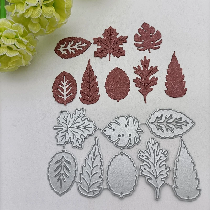 Maple Leaf Metal Cutting Dies Stencil DIY Scrapbooking Album Paper Card Template Mold Embossing Decoration