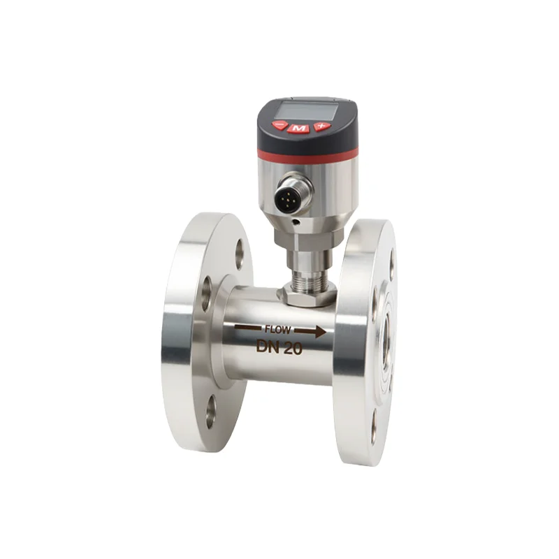 SENTEC Industrial Usage Stainless Steel Electronic Turbine Flowmeter for Water/Diesel/Petrol Low Viscosity Flow Rate Measuring