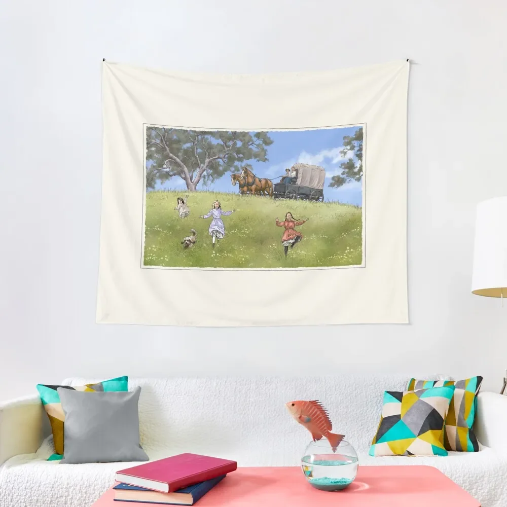 

Prairie Family Tapestry Room Decoration Accessories Wall Tapestries Aesthetic Room Decoration Tapestry