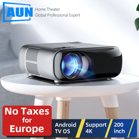 AUN AKEY9S Smart Projector Android System TV Full HD 1920x1080P Home Cinema Bluetooth WIFI 4K Decode Theater VideoProjector