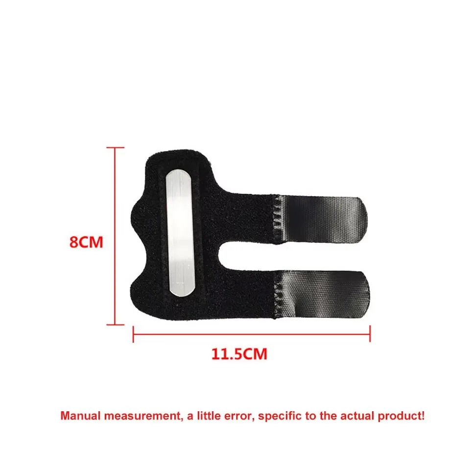 LOOGDEEL 1 قطعة قابل للتعديل جبيرة الاصبع هدفين المدمج في سبائك الألومنيوم مطرقة إصبع هدفين جميع أصابع وتر الإصدار لتخفيف الآلام #2