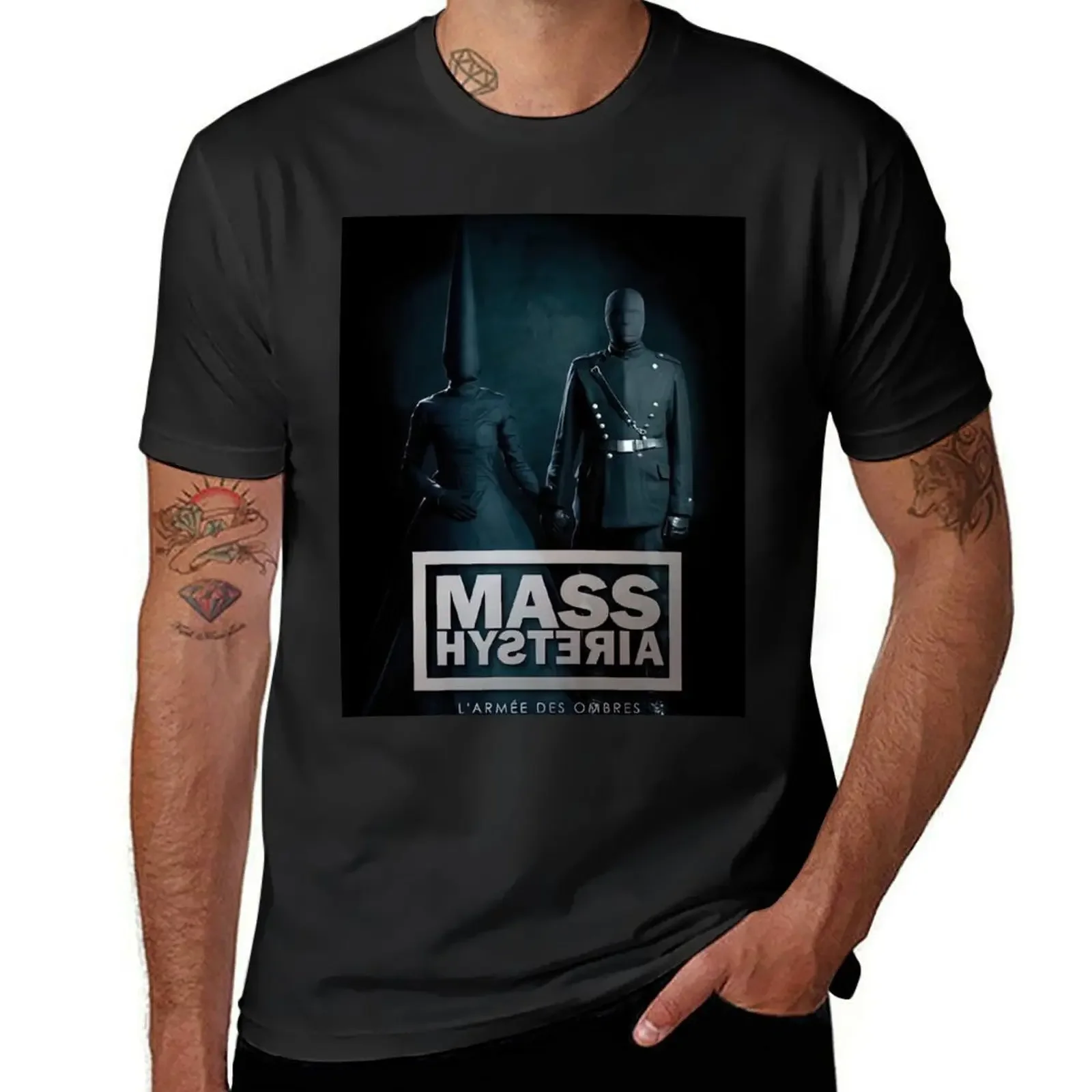 

Mass Hysteria art T-Shirt tops summer clothes luxury clothes men
