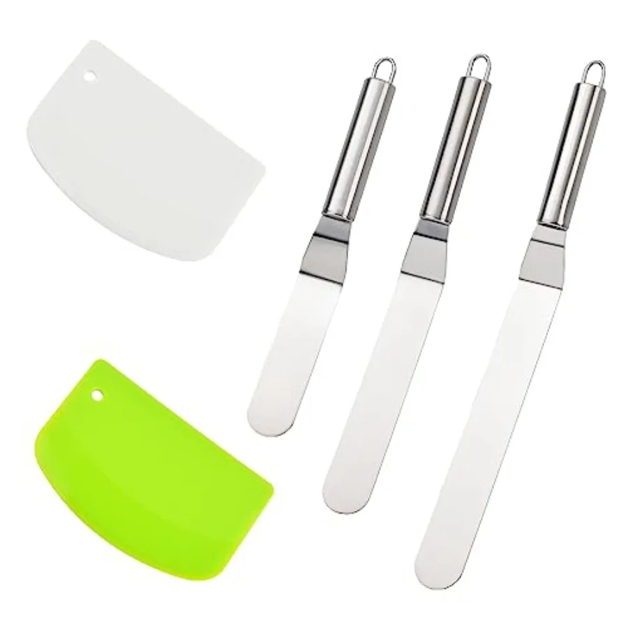 2 Pcs Dough Scraper…