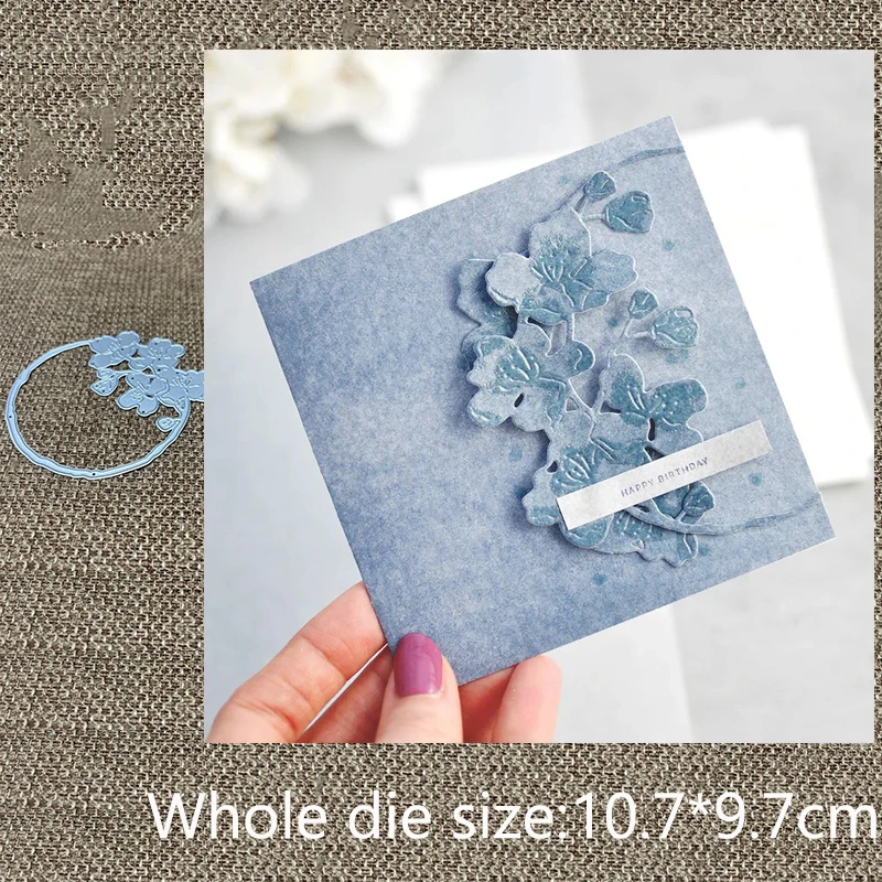 

XLDesign Craft Metal stencil mold Cutting Die flower ring decoration scrapbook die cut Album Paper Card Craft Embossing