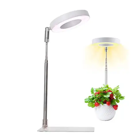 Plant Light Full Spectrum Grow Light 4-Level Dimmable LED Lamp for Hydroponics Bonsai Care Vegetable Farming Greenhouse Flower
