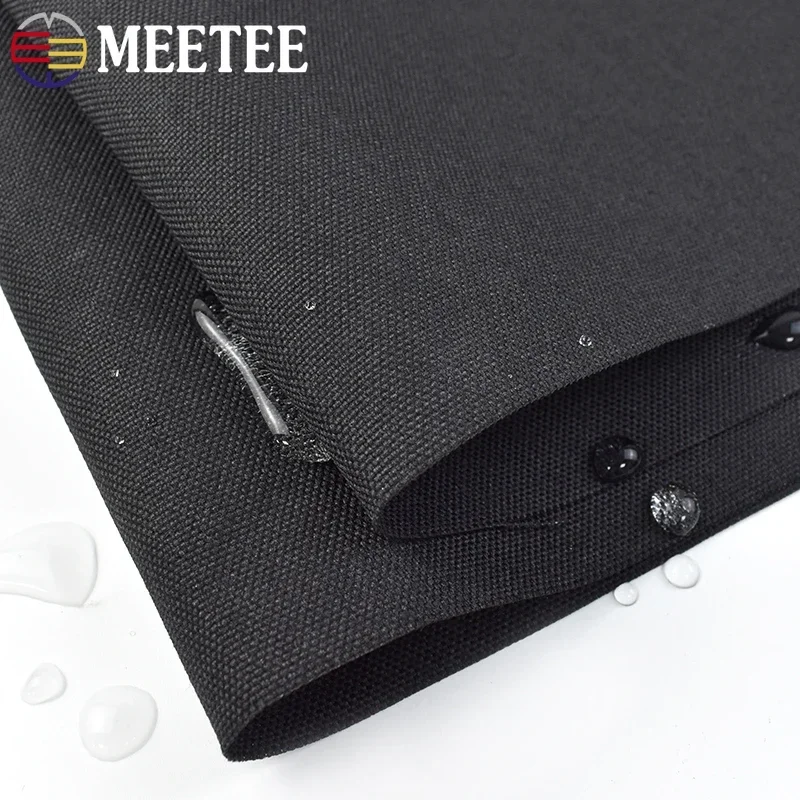 Meetee 100/200x150cm 1000D Oxford Waterproof Fabric 0.7mm Thick Polyester Cloth for Outdoor Luggage Tent Fabrics DIY Accessories