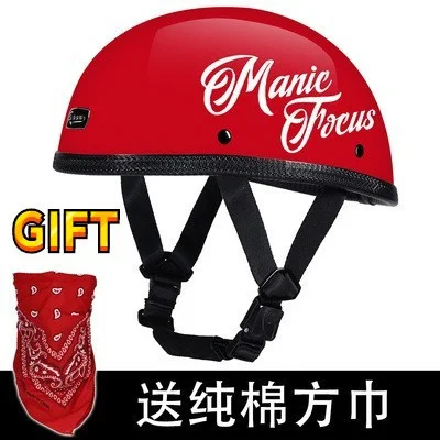 Moto Bike Free gift  For Adults Motorbike Helm DOT Motorcycle Helmet German  Vintage Casco Japanese Style Moto  Open Half Face