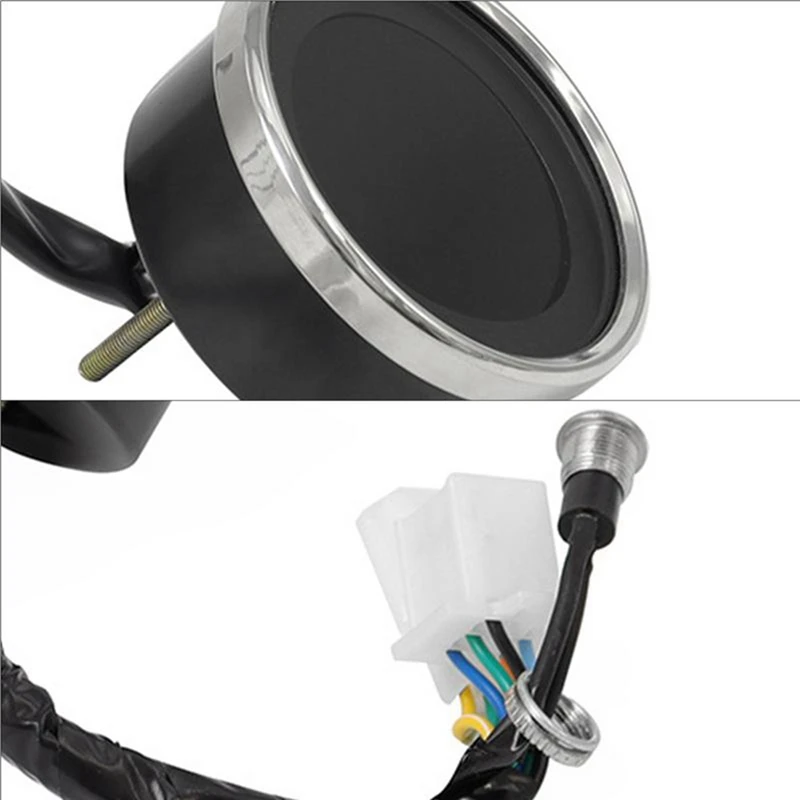 Super Sale Motorcycle Speedometer Replacement Accessory with Oil Gauge and Display Screen Portable Motorcycle Display Odometer