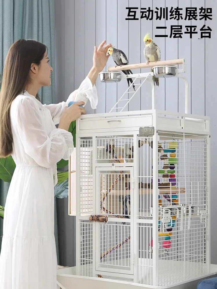 Luxury Large Parrot Cage Bird Cage Extra Large Villa Breeding Cage