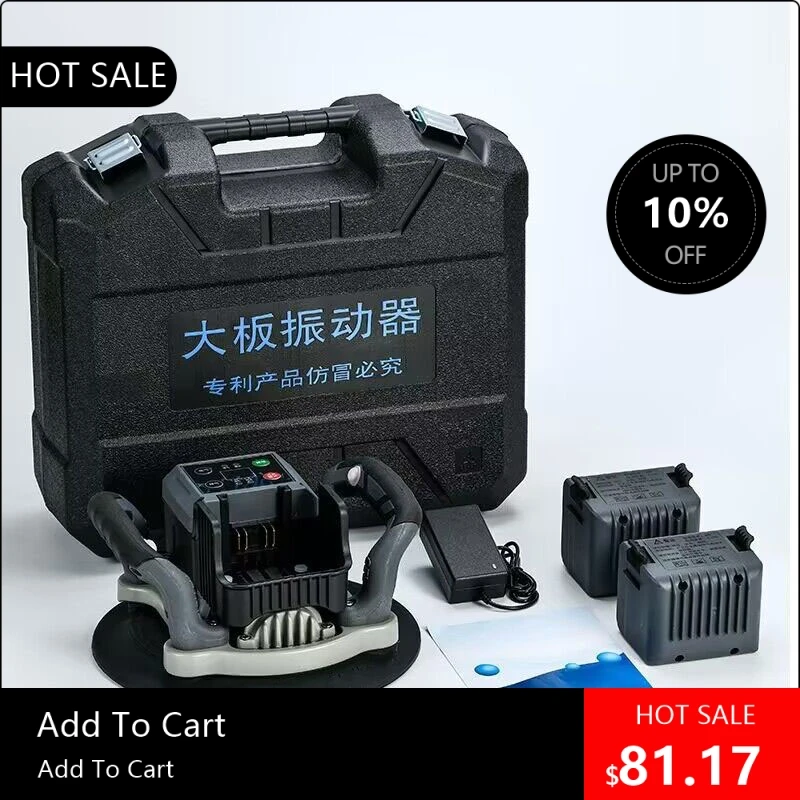 08170 Useful Ultra-High Power 2-in-1 Tile Laying Machine 600KG Floor And Wall Vibrator with Suction Flat Tile Vibr