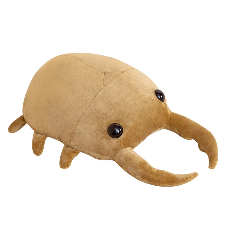 Peluche insecte kawaii pour enfants, 50cm/60cm, 1 pièce, simulation créative, poupées de dessin animé, oreiller CÔTÉ cinelle, cadeaux d'anniversaire pour garçons