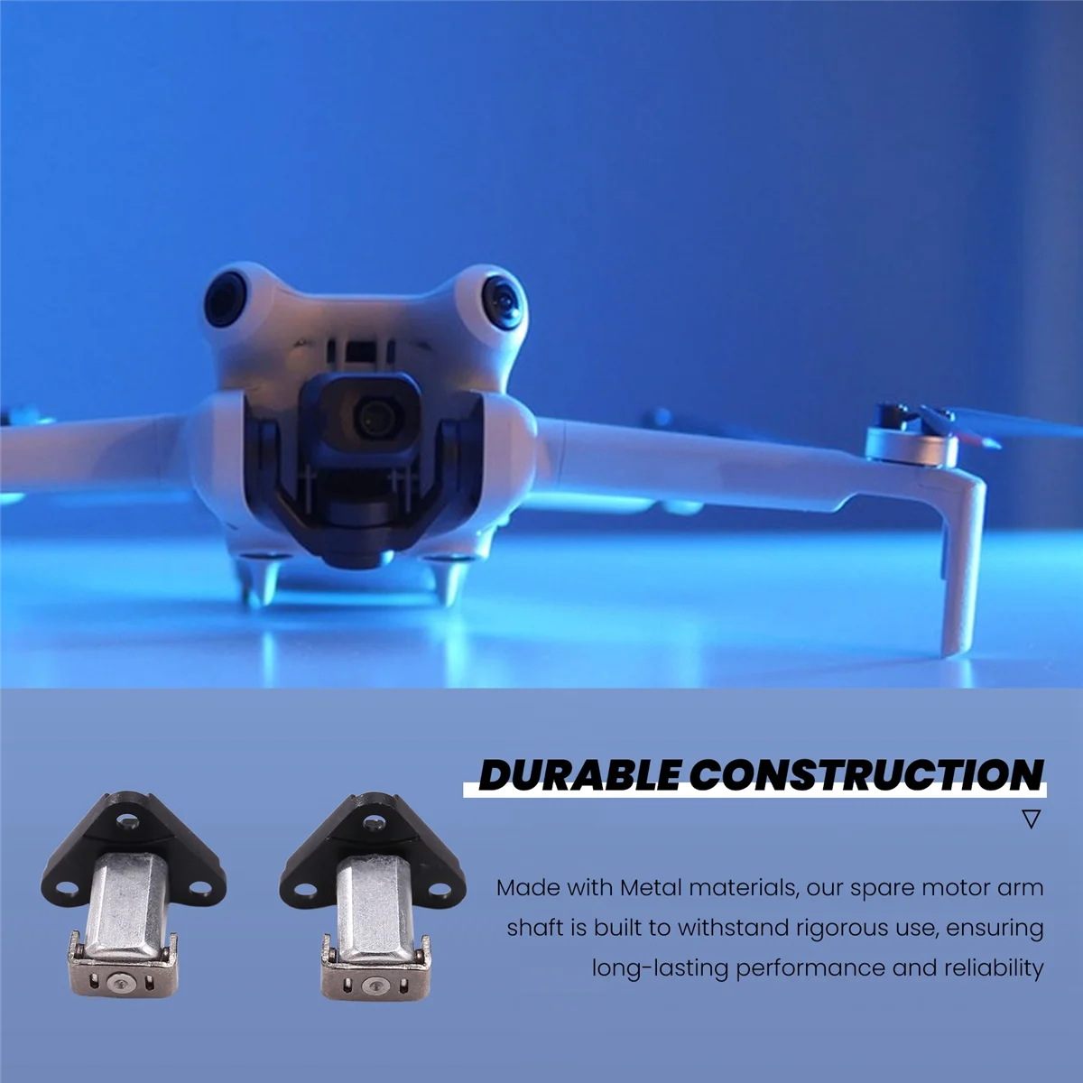 SMIEA لمحور الذراع Mini 4 Pro لقطع غيار ملحقات عمود ذراع المحرك الأمامي DJI Mini 4 Pro