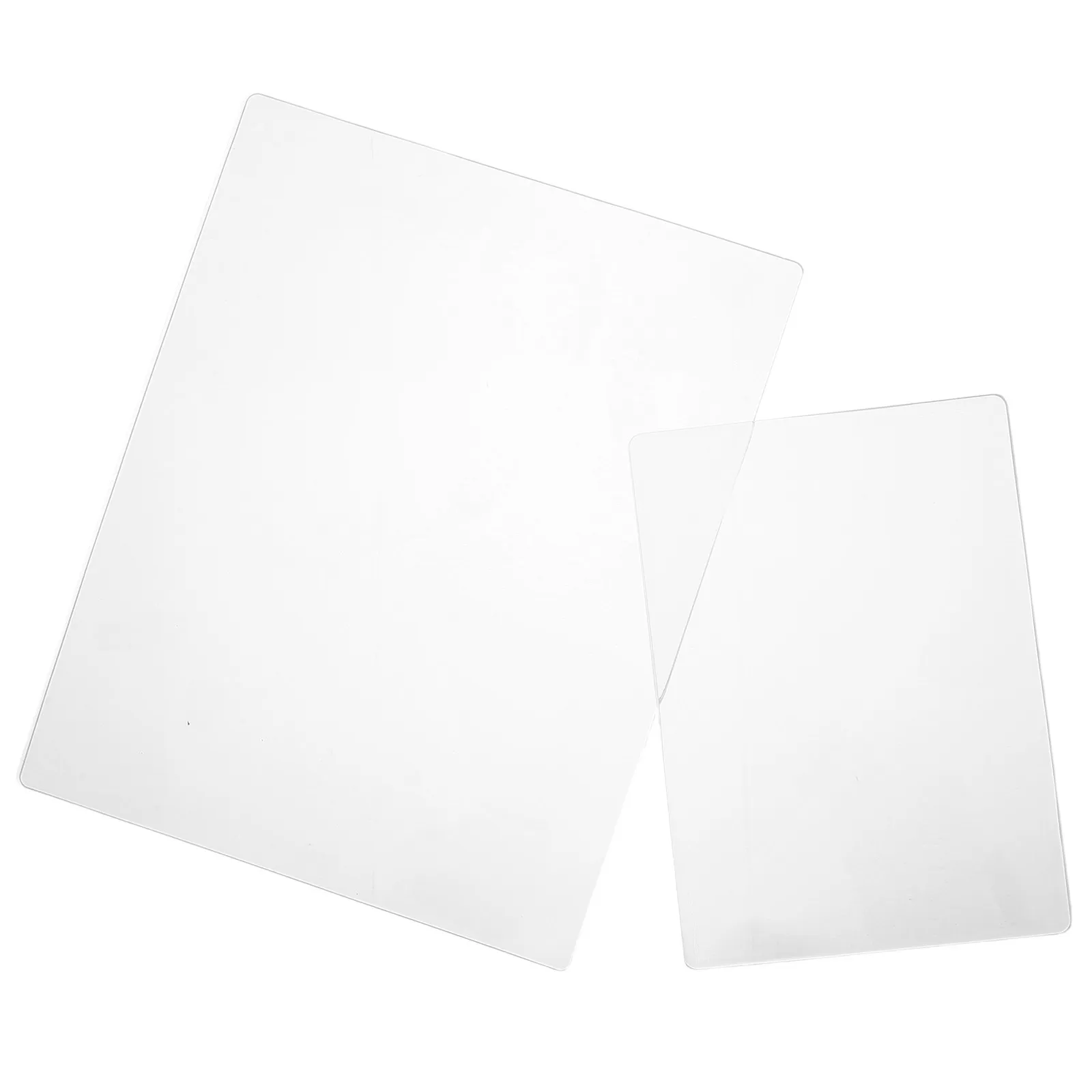 2pcs Gel Plate For Printmaking 7Mm A5 A4 Reusable Flexible Diy Art Craft Kit Mixed Media Scrapbooking Card Decor